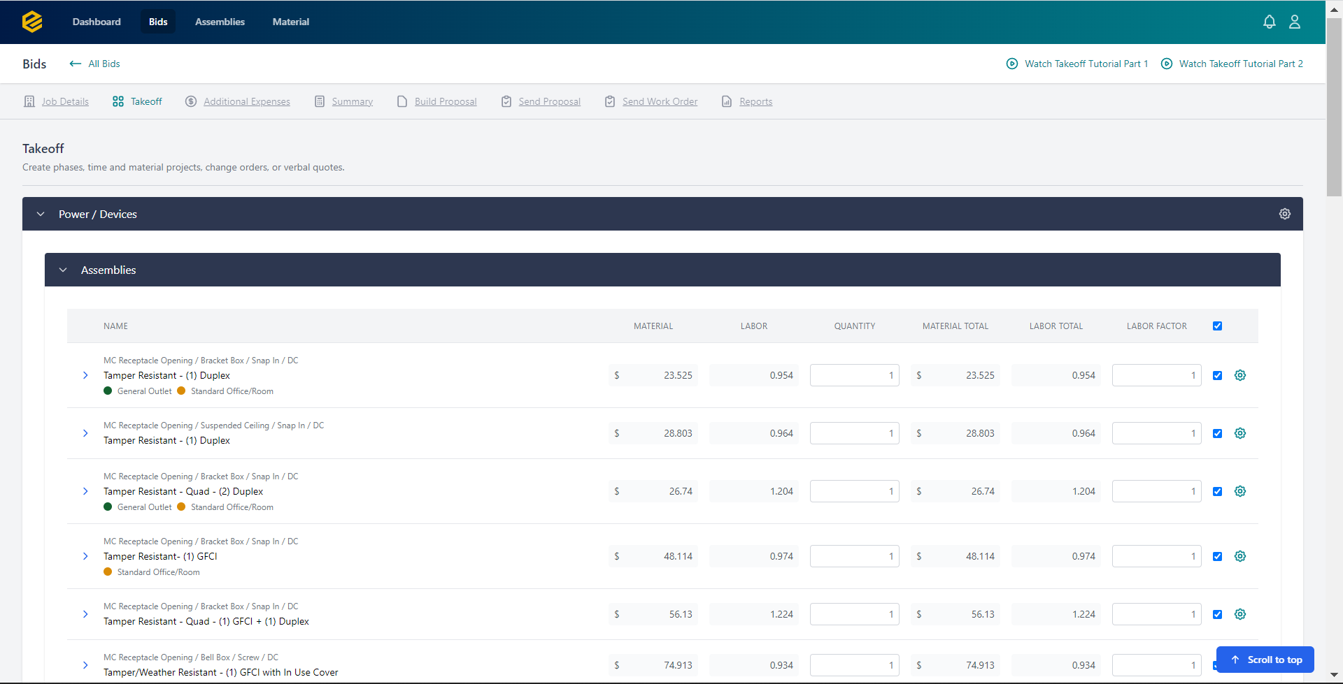 screenshot of Electric Ease